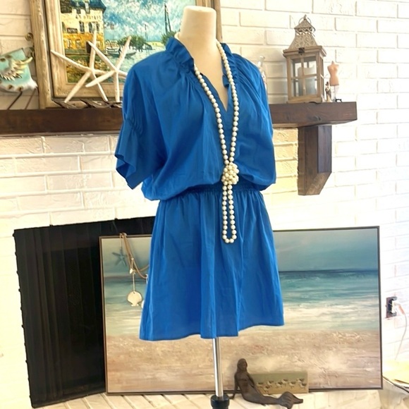 Finley, Luxury Clothier,Gorgeous Blue, Pull -Over, Pockets, Excellent Condition - Picture 7 of 11